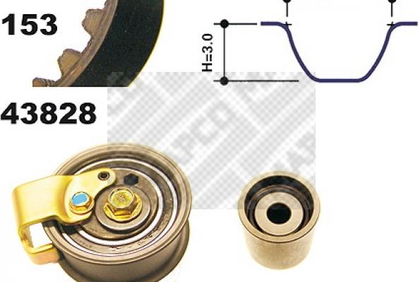 Mapco 23828 - Timing Belt Set car-mod.net