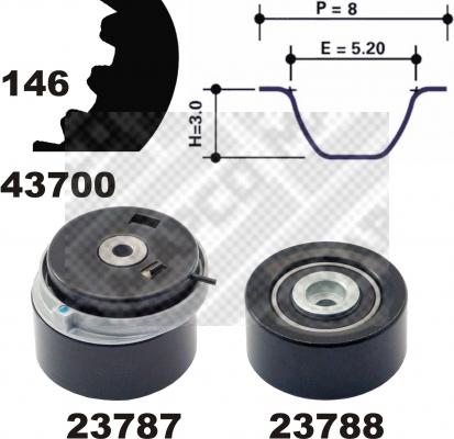 Mapco 23700 - Timing Belt Set car-mod.net