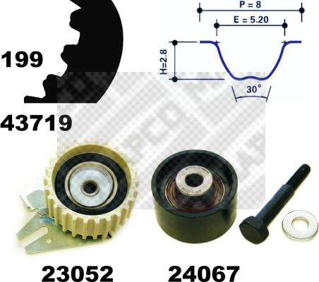 Mapco 23719 - Timing Belt Set car-mod.net