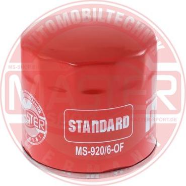 MASTER-SPORT 920/6-OF-PCS-MS - Oil Filter car-mod.net
