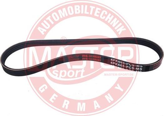 MASTER-SPORT 4PK665-PCS-MS - V-Ribbed Belt car-mod.net
