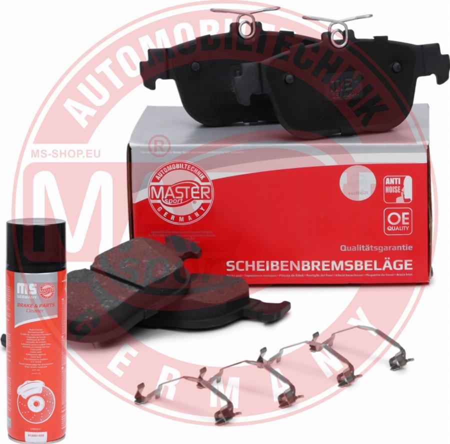 MASTER-SPORT 13046073542N-SET-MSP - Brake Pad Set, disc brake car-mod.net