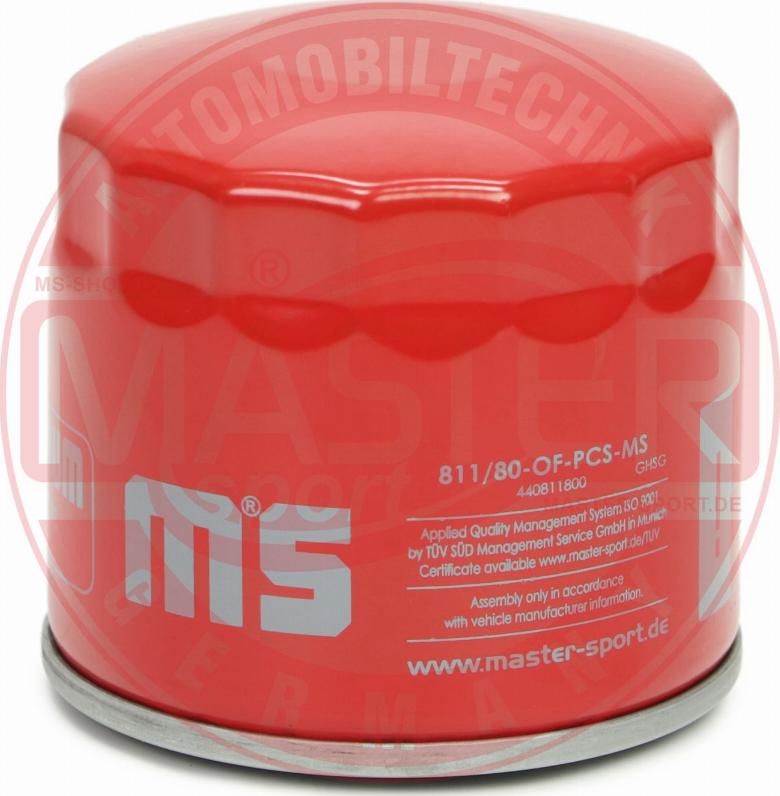 MASTER-SPORT 811/80-OF-PCS-MS - Oil Filter car-mod.net