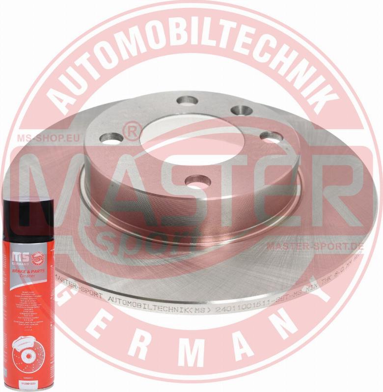 MASTER-SPORT 24011001511-PCS-MSP - Brake Disc car-mod.net