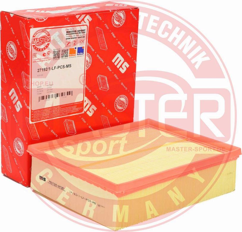 MASTER-SPORT 27192/1-LF-PCS-MS - Engine Air Filter car-mod.net