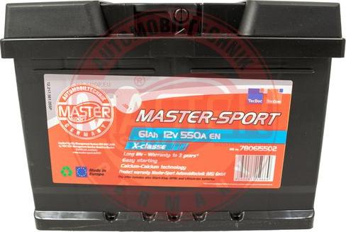 MASTER-SPORT 780615502 - Starter Battery car-mod.net