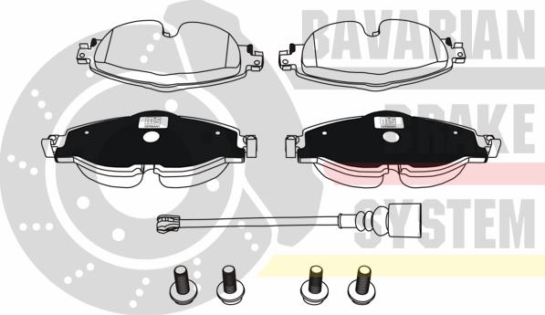 MASTER-SPORT K6027852 - Brake Pad Set, disc brake car-mod.net