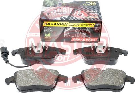 MASTER-SPORT K6072422 - Brake Pad Set, disc brake car-mod.net