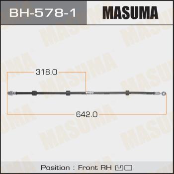 MASUMA BH-578-1 - Brake Hose car-mod.net