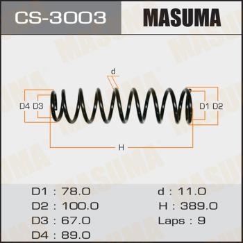 MASUMA CS-3003 - Coil Spring car-mod.net