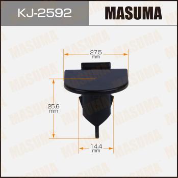 MASUMA KJ-2592 - Clip, trim / protective strip car-mod.net