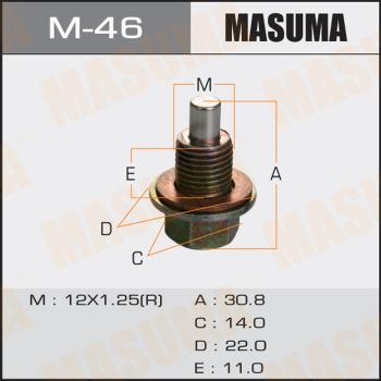MASUMA M46 - Sealing Plug, oil sump car-mod.net
