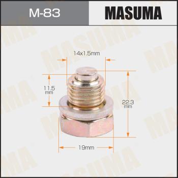 MASUMA M-83 - Sealing Plug, oil sump car-mod.net