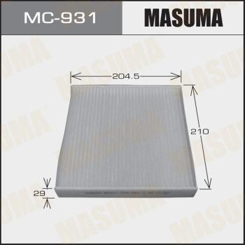 MASUMA MC-931 - Filter, interior air car-mod.net