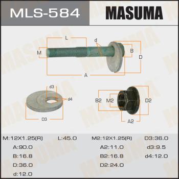 MASUMA MLS-584 - Camber Correction Screw car-mod.net