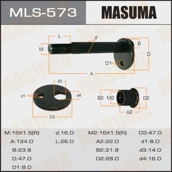 MASUMA MLS573 - Camber Correction Screw car-mod.net