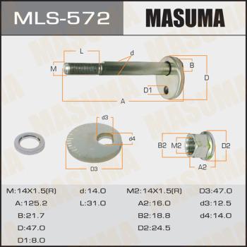 MASUMA MLS572 - Camber Correction Screw car-mod.net