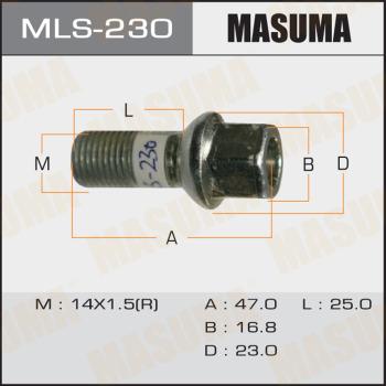 MASUMA MLS-230 - Wheel Bolt car-mod.net