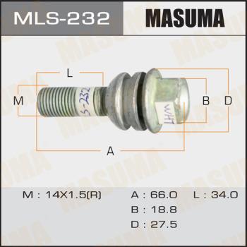 MASUMA MLS-232 - Wheel Bolt car-mod.net