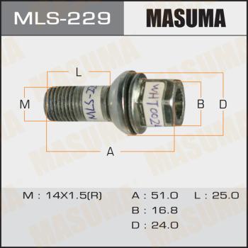 MASUMA MLS-229 - Wheel Bolt car-mod.net