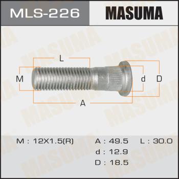 MASUMA MLS-226 - Stud, wheel hub car-mod.net