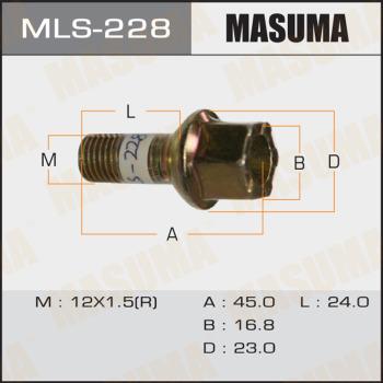 MASUMA MLS-228 - Wheel Bolt car-mod.net