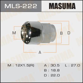 MASUMA MLS-222 - Wheel Nut car-mod.net