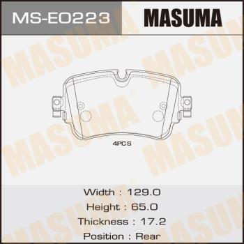 MASUMA MS-E0223 - Drum Brake Shoe Set car-mod.net