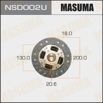 MASUMA NSD002U - Clutch Disc car-mod.net