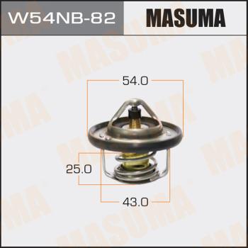 MASUMA W54NB-82 - Coolant thermostat / housing car-mod.net