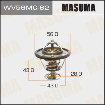 MASUMA WV56MC-82 - Coolant thermostat / housing car-mod.net
