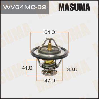 MASUMA WV64MC82 - Coolant thermostat / housing car-mod.net