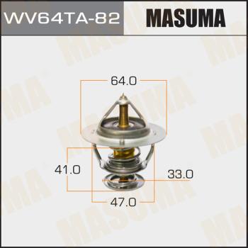 MASUMA WV64TA82 - Coolant thermostat / housing car-mod.net
