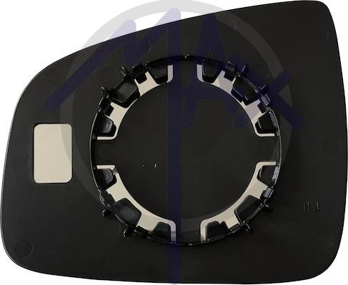 MAX MDL125-R - Mirror Glass, outside mirror car-mod.net