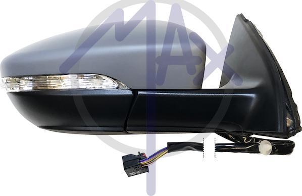 MAX MVW128-R - Outside Mirror car-mod.net