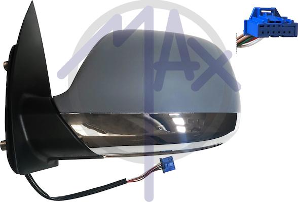 MAX MVW127-L - Outside Mirror car-mod.net