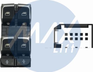 MAX SAD107 - Switch, window regulator car-mod.net