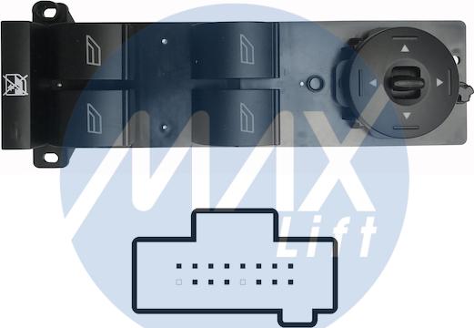 MAX SFD107 - Switch, window regulator car-mod.net