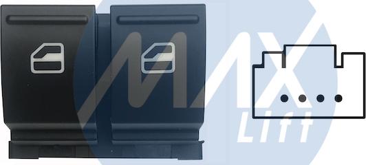 MAX SVW108 - Switch, window regulator car-mod.net
