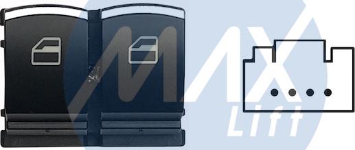 MAX SVW111 - Switch, window regulator car-mod.net