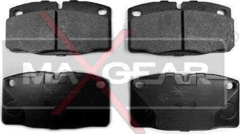 Maxgear 19-0458 - Brake Pad Set, disc brake car-mod.net