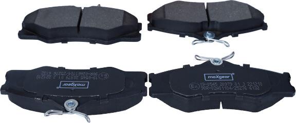 Maxgear 19-0545 - Brake Pad Set, disc brake car-mod.net