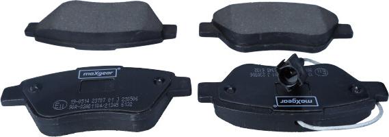 Maxgear 19-0514 - Brake Pad Set, disc brake car-mod.net