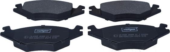 Maxgear 19-0585 - Brake Pad Set, disc brake car-mod.net