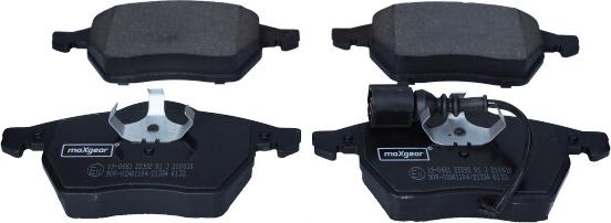 Maxgear 19-0661 - Brake Pad Set, disc brake car-mod.net