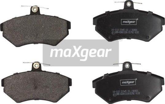 Maxgear 19-1110 - Brake Pad Set, disc brake car-mod.net