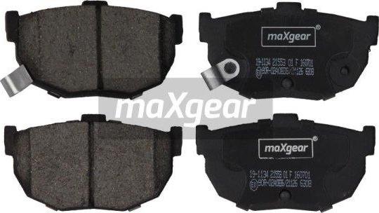 Maxgear 19-1134 - Brake Pad Set, disc brake car-mod.net