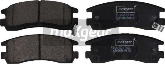 Maxgear 19-1390 - Brake Pad Set, disc brake car-mod.net