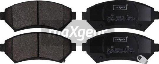 Maxgear 19-1391 - Brake Pad Set, disc brake car-mod.net