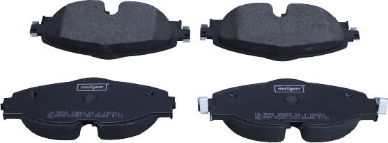 4U Autoparts 37406VV - Brake Pad Set, disc brake car-mod.net